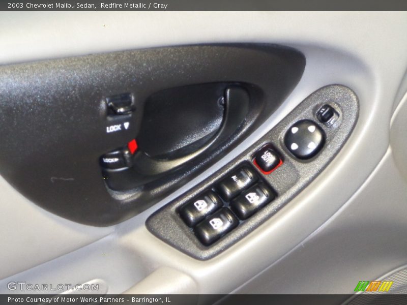 Redfire Metallic / Gray 2003 Chevrolet Malibu Sedan