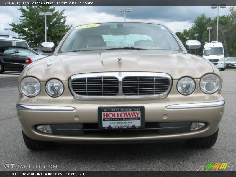 Topaz Metallic / Sand 2004 Jaguar XJ Vanden Plas
