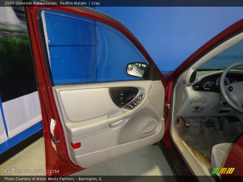 Redfire Metallic / Gray 2003 Chevrolet Malibu Sedan