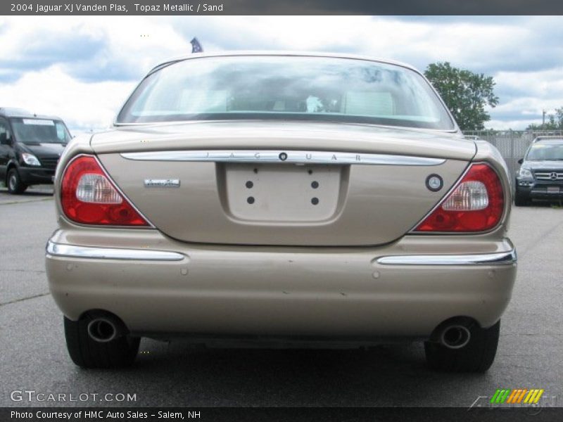 Topaz Metallic / Sand 2004 Jaguar XJ Vanden Plas