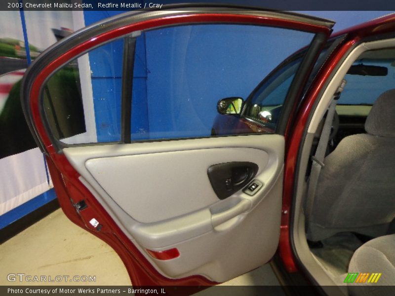 Redfire Metallic / Gray 2003 Chevrolet Malibu Sedan