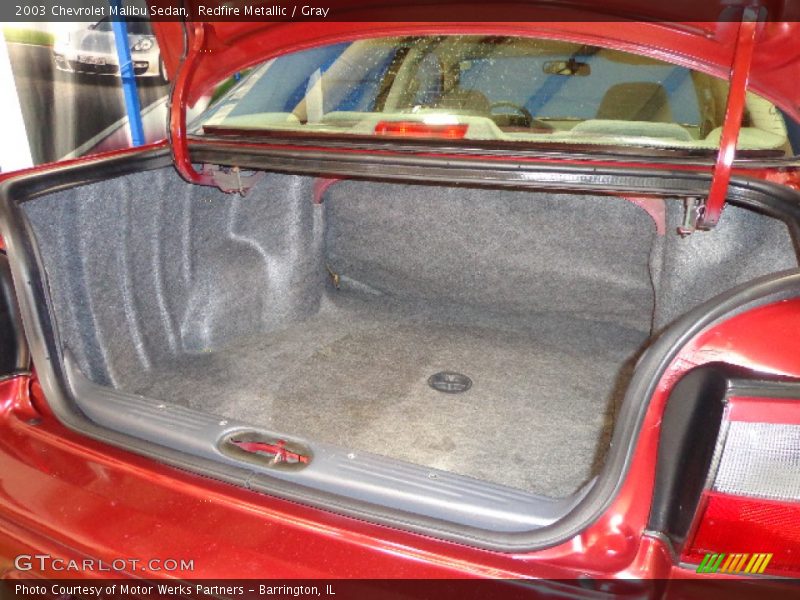 Redfire Metallic / Gray 2003 Chevrolet Malibu Sedan