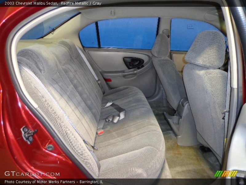 Redfire Metallic / Gray 2003 Chevrolet Malibu Sedan
