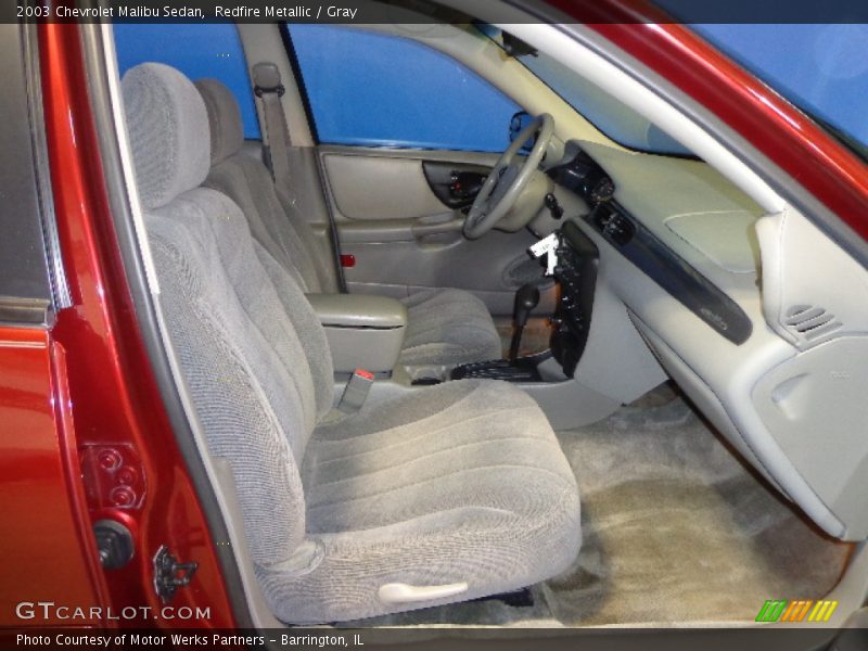 Redfire Metallic / Gray 2003 Chevrolet Malibu Sedan