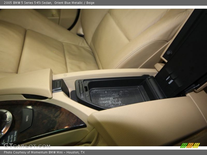 Orient Blue Metallic / Beige 2005 BMW 5 Series 545i Sedan