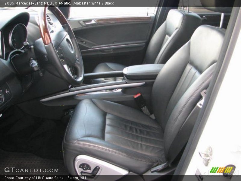 Alabaster White / Black 2006 Mercedes-Benz ML 350 4Matic