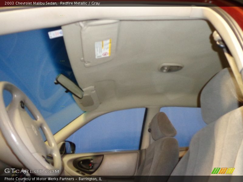 Redfire Metallic / Gray 2003 Chevrolet Malibu Sedan