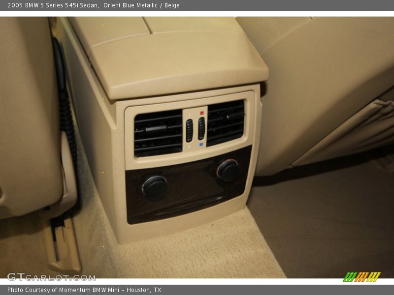 Orient Blue Metallic / Beige 2005 BMW 5 Series 545i Sedan