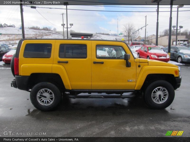 Yellow / Ebony Black 2006 Hummer H3