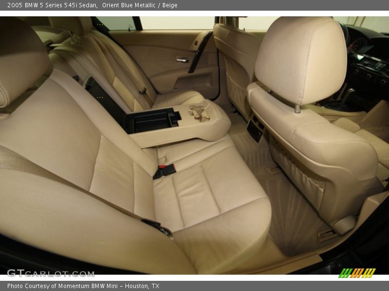 Orient Blue Metallic / Beige 2005 BMW 5 Series 545i Sedan