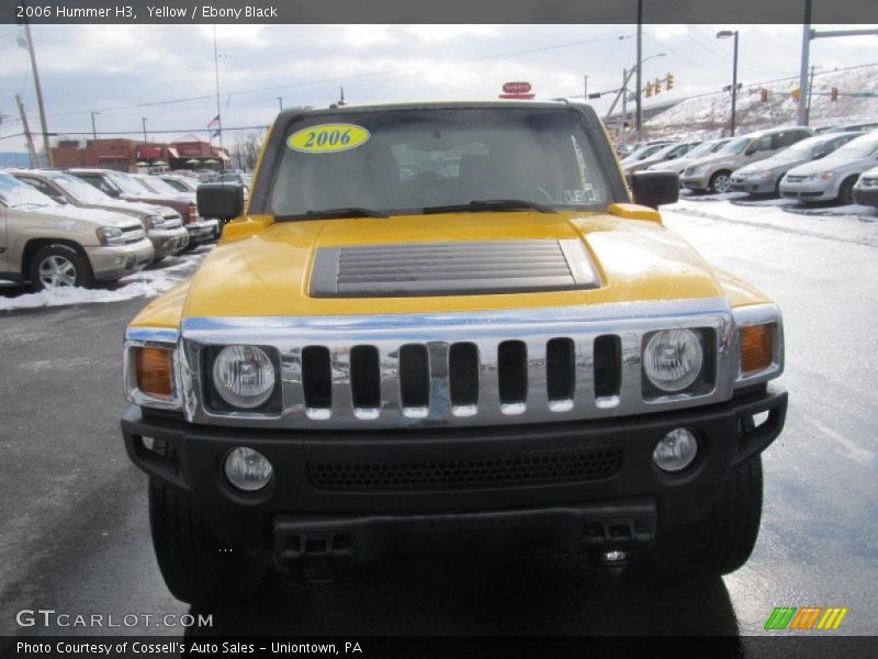 Yellow / Ebony Black 2006 Hummer H3