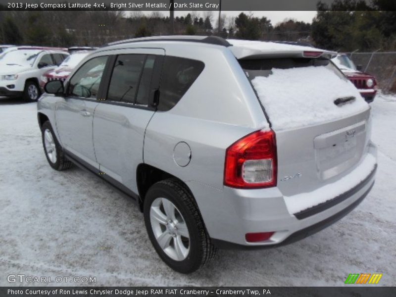 Bright Silver Metallic / Dark Slate Gray 2013 Jeep Compass Latitude 4x4