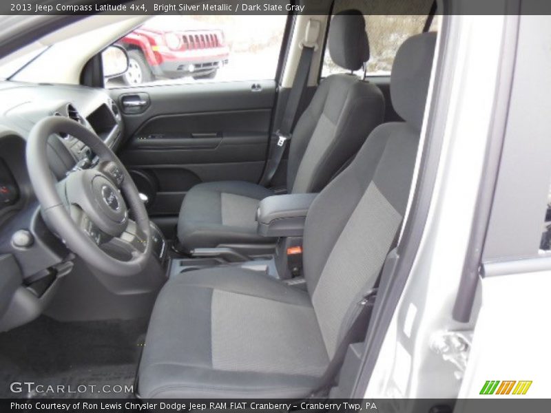 Bright Silver Metallic / Dark Slate Gray 2013 Jeep Compass Latitude 4x4