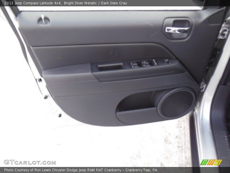 Bright Silver Metallic / Dark Slate Gray 2013 Jeep Compass Latitude 4x4