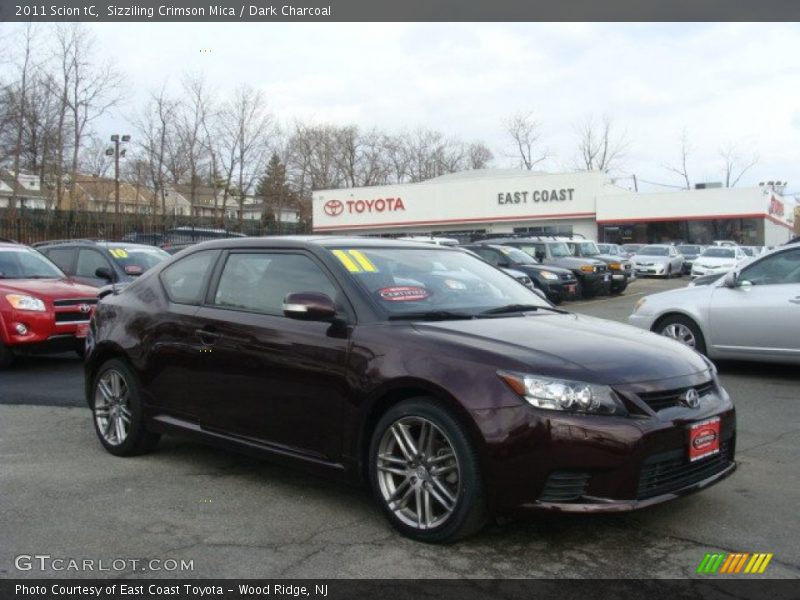 Sizziling Crimson Mica / Dark Charcoal 2011 Scion tC