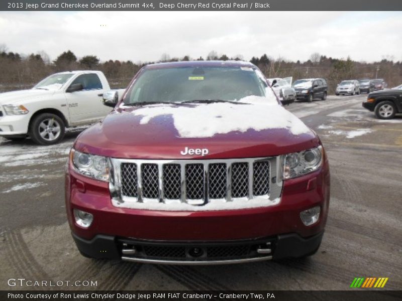 Deep Cherry Red Crystal Pearl / Black 2013 Jeep Grand Cherokee Overland Summit 4x4