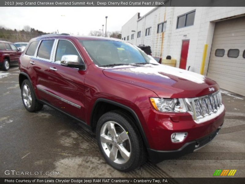 Deep Cherry Red Crystal Pearl / Black 2013 Jeep Grand Cherokee Overland Summit 4x4