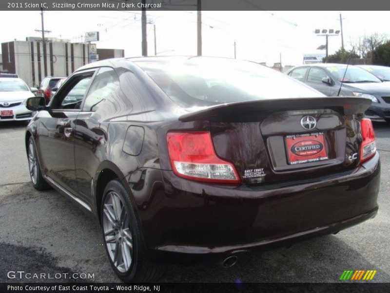 Sizziling Crimson Mica / Dark Charcoal 2011 Scion tC