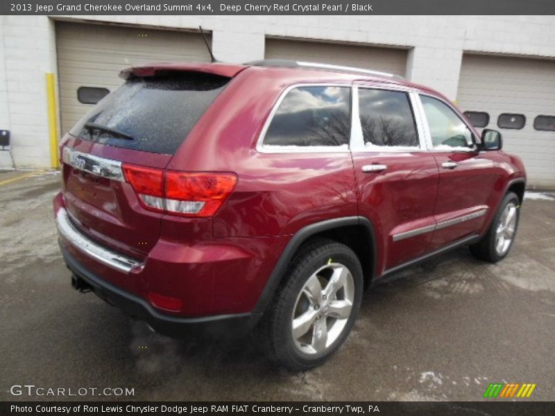 Deep Cherry Red Crystal Pearl / Black 2013 Jeep Grand Cherokee Overland Summit 4x4