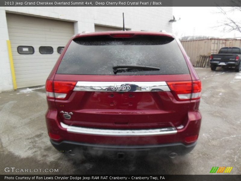 Deep Cherry Red Crystal Pearl / Black 2013 Jeep Grand Cherokee Overland Summit 4x4