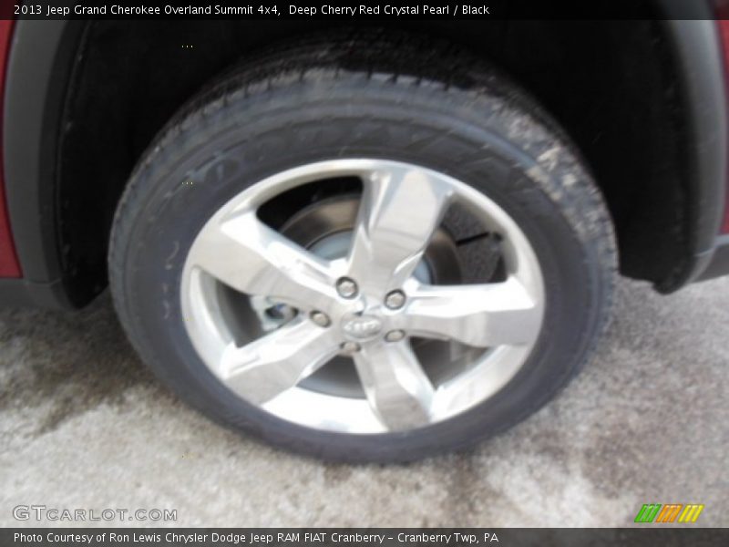 Deep Cherry Red Crystal Pearl / Black 2013 Jeep Grand Cherokee Overland Summit 4x4