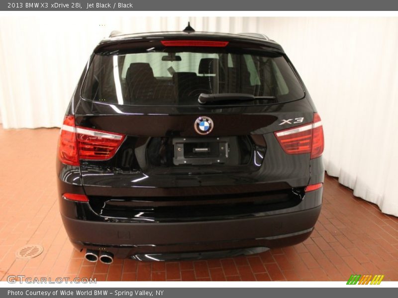 Jet Black / Black 2013 BMW X3 xDrive 28i