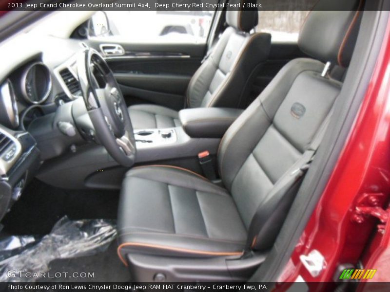 Deep Cherry Red Crystal Pearl / Black 2013 Jeep Grand Cherokee Overland Summit 4x4