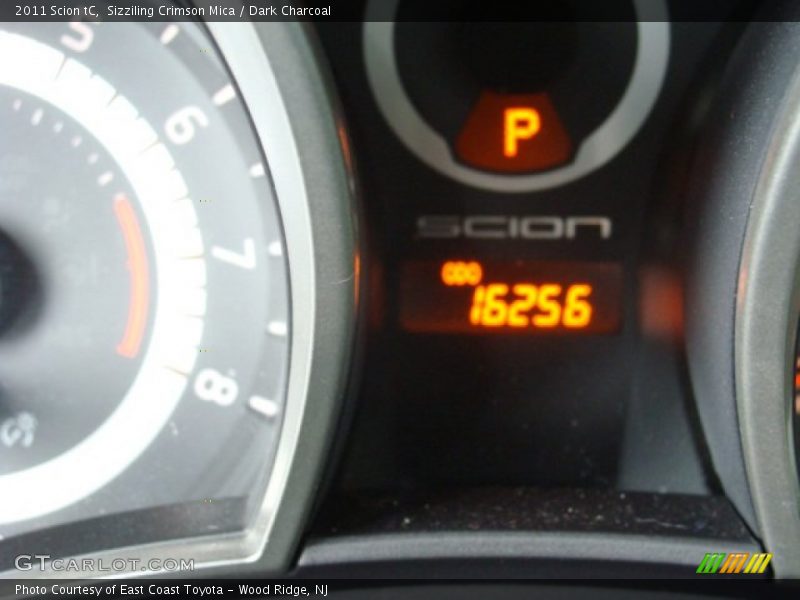 Sizziling Crimson Mica / Dark Charcoal 2011 Scion tC