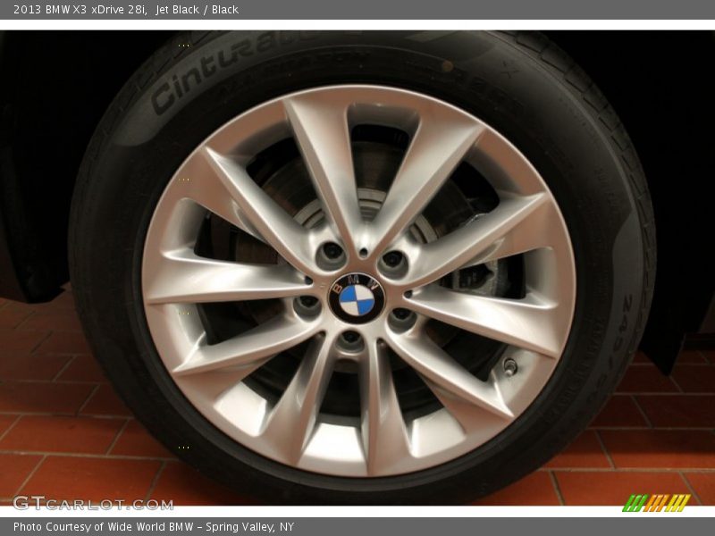 Jet Black / Black 2013 BMW X3 xDrive 28i