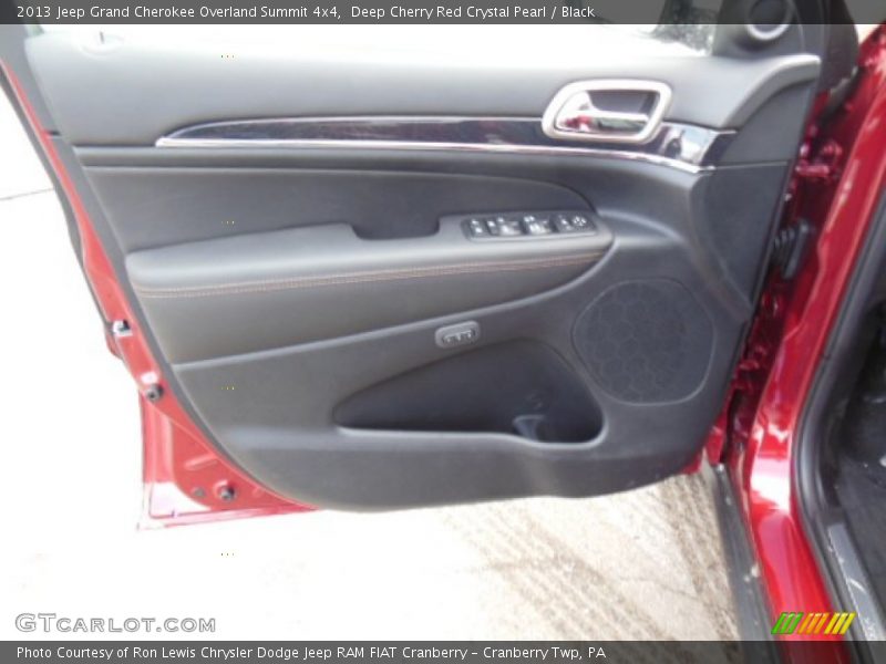 Deep Cherry Red Crystal Pearl / Black 2013 Jeep Grand Cherokee Overland Summit 4x4