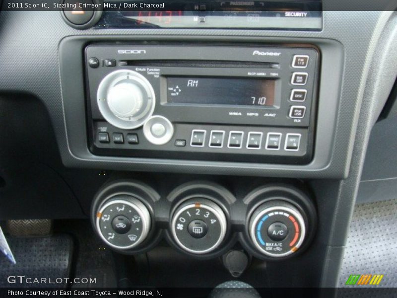 Sizziling Crimson Mica / Dark Charcoal 2011 Scion tC