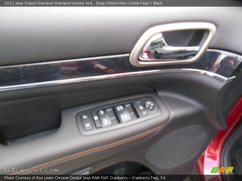 Deep Cherry Red Crystal Pearl / Black 2013 Jeep Grand Cherokee Overland Summit 4x4