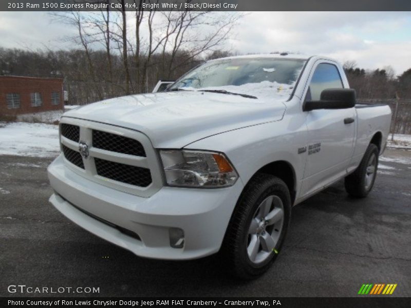 Bright White / Black/Diesel Gray 2013 Ram 1500 Express Regular Cab 4x4