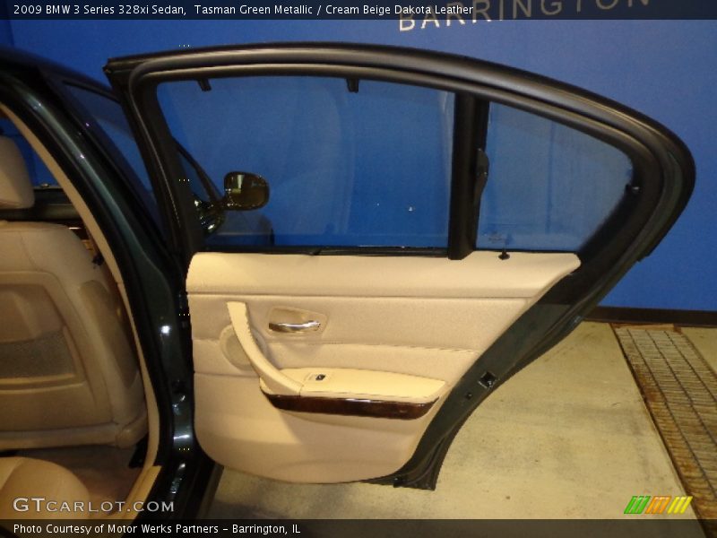 Tasman Green Metallic / Cream Beige Dakota Leather 2009 BMW 3 Series 328xi Sedan