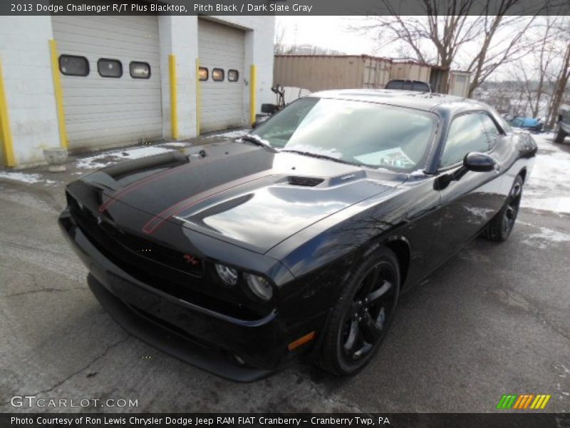 Pitch Black / Dark Slate Gray 2013 Dodge Challenger R/T Plus Blacktop