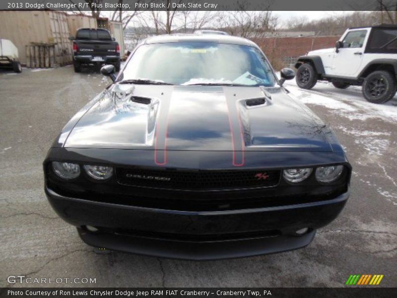 Pitch Black / Dark Slate Gray 2013 Dodge Challenger R/T Plus Blacktop