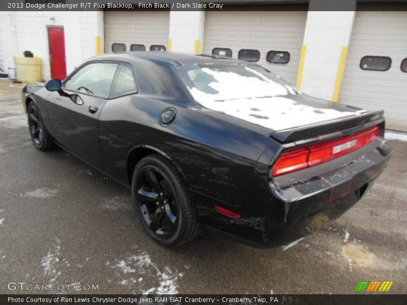 Pitch Black / Dark Slate Gray 2013 Dodge Challenger R/T Plus Blacktop