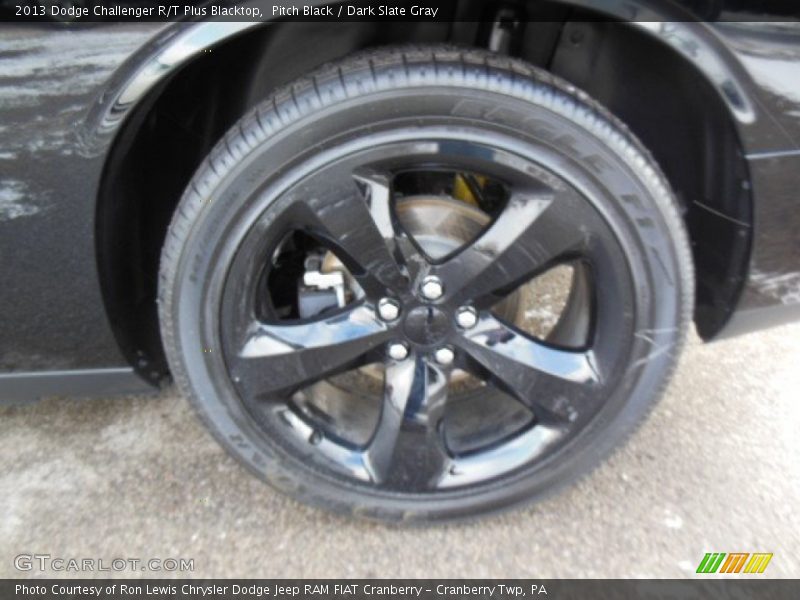 Pitch Black / Dark Slate Gray 2013 Dodge Challenger R/T Plus Blacktop