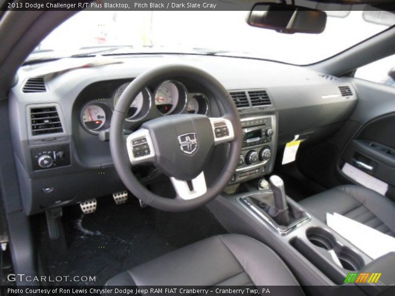 Dark Slate Gray Interior - 2013 Challenger R/T Plus Blacktop 