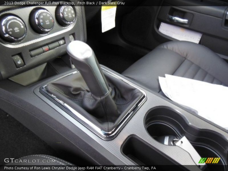 Pitch Black / Dark Slate Gray 2013 Dodge Challenger R/T Plus Blacktop