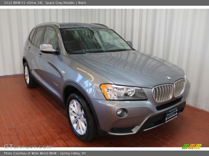 Space Gray Metallic / Black 2013 BMW X3 xDrive 28i