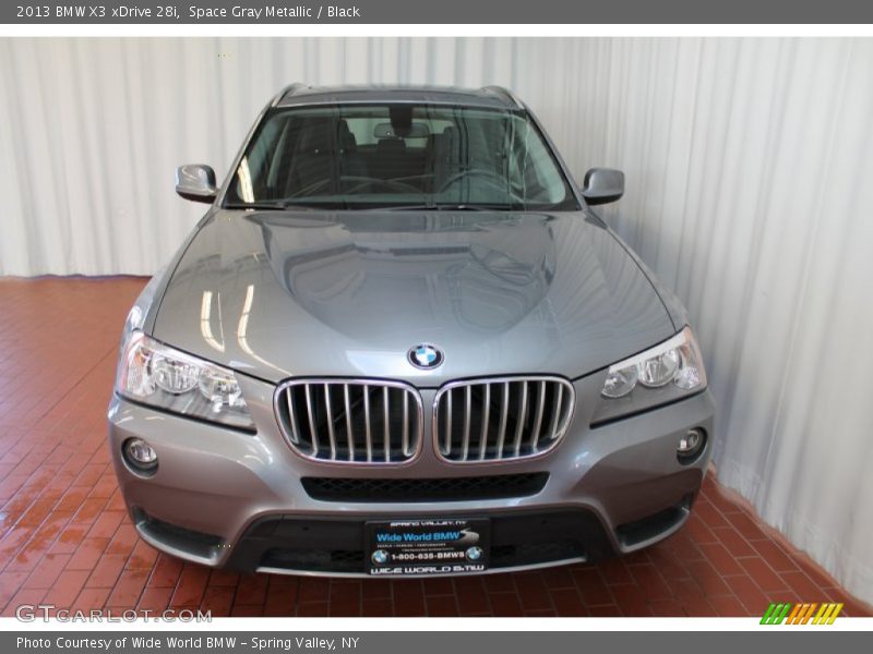 Space Gray Metallic / Black 2013 BMW X3 xDrive 28i