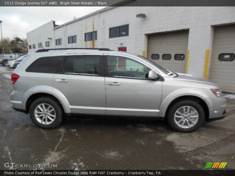 Bright Silver Metallic / Black 2013 Dodge Journey SXT AWD