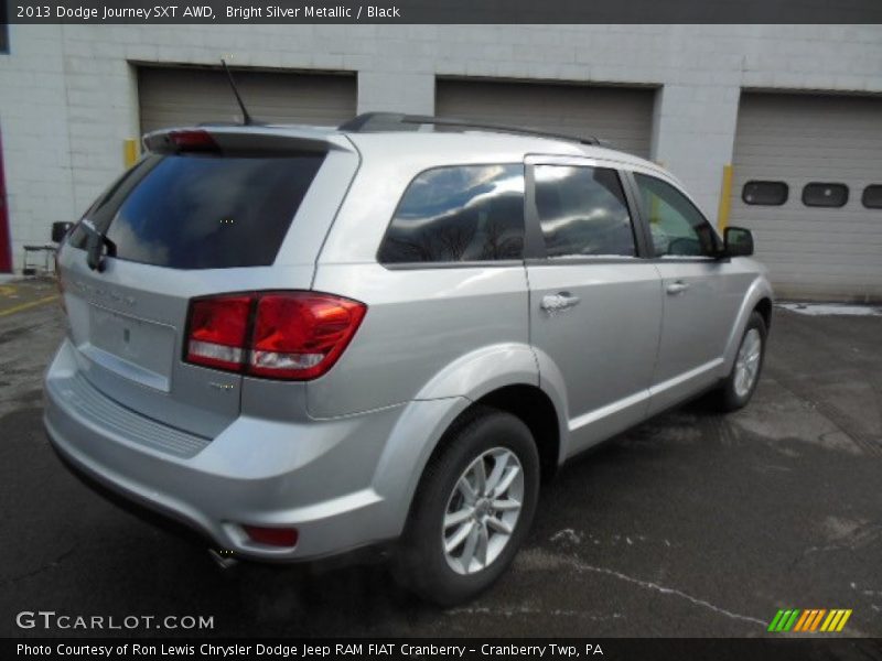 Bright Silver Metallic / Black 2013 Dodge Journey SXT AWD