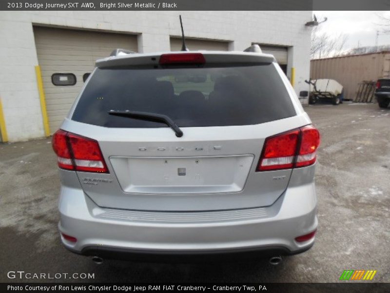Bright Silver Metallic / Black 2013 Dodge Journey SXT AWD