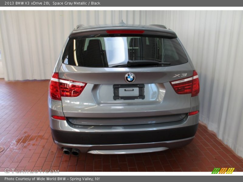 Space Gray Metallic / Black 2013 BMW X3 xDrive 28i