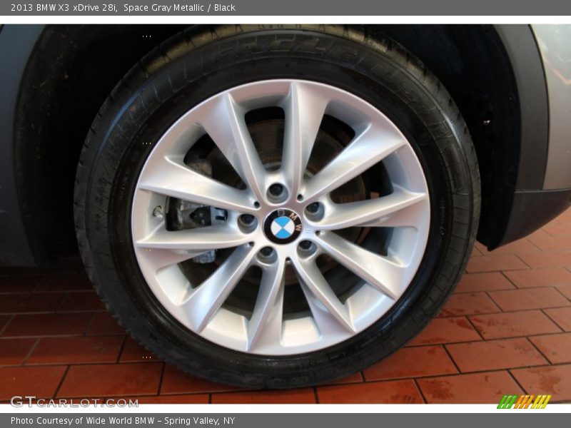 Space Gray Metallic / Black 2013 BMW X3 xDrive 28i