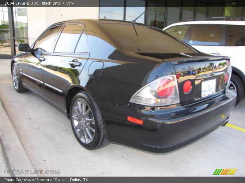 Black Onyx / Ivory 2004 Lexus IS 300