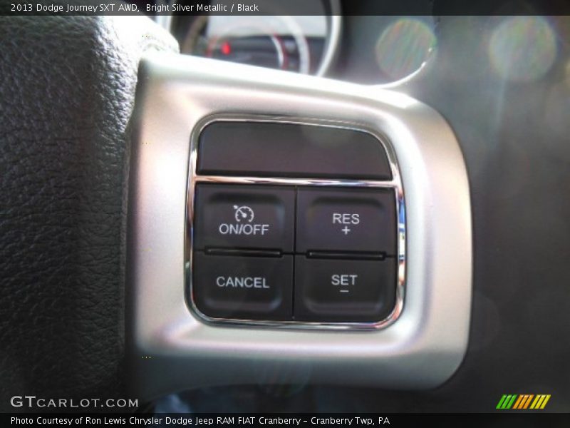 Bright Silver Metallic / Black 2013 Dodge Journey SXT AWD