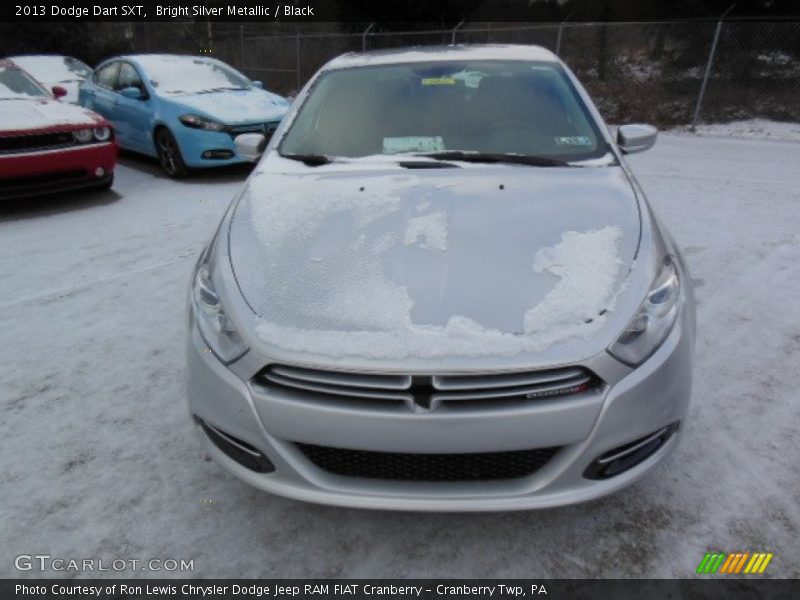 Bright Silver Metallic / Black 2013 Dodge Dart SXT
